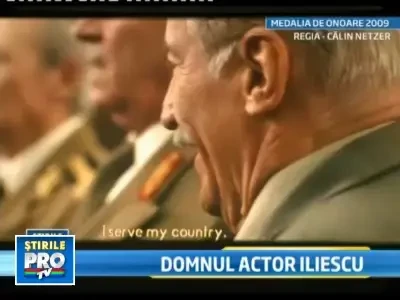 Ion Iliescu este actor! Isi joaca propriul rol in