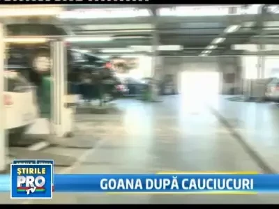 Vanzarile de cauciucuri de iarna, mai mari cu 60% fata de anul trecut