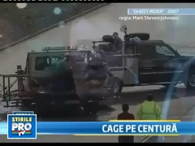 Ghost Rider 2 - a doua zi de filmari pe centura ocolitoare a Sibiului