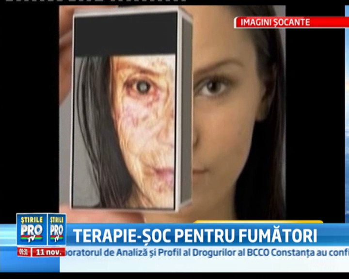 Cadavre la autopsie, pe pachetele de tigari