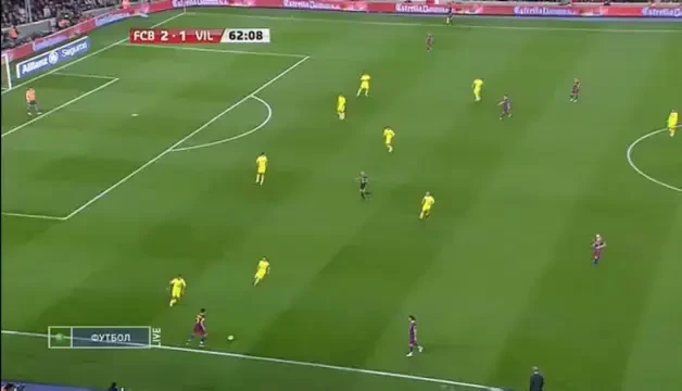 iniestaamazingdribble_amp;skillvsvillarreal