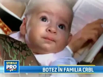 CRBL si Elena si-au botezat fetita de trei luni