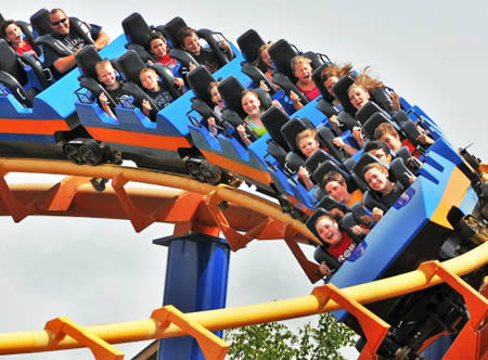 O plimbare nebuna intr-un parc de distractii i-a salvat viata unei fete cu o tumoara pe creier