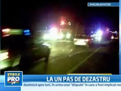 Un ofiter de politie din Campina, la un pas sa provoace o tragedie pe A1