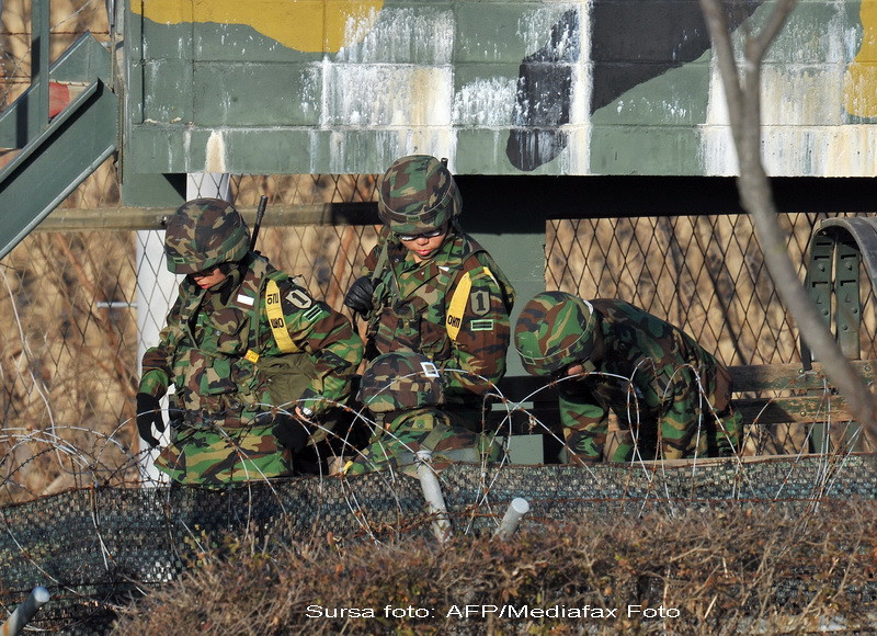 Explozii la granita dintre Corei! Doua proiectile lansate de Coreea de Nord