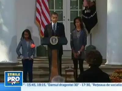 Barack Obama, cel milos! Presedintele american a gratiat doi curcani