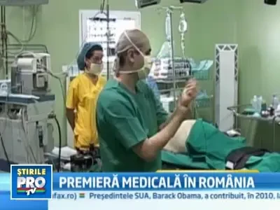 Premiera medicala in Romania: cancer in faza avansata, operat cu succes