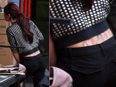 Cheryl Cole si-a facut un nou tatuaj super hot pe spate FOTO