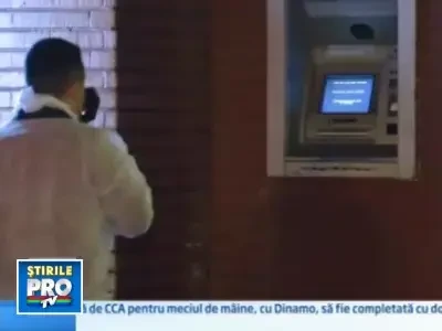 Bucuresti: un bancomat din interiorul unei societati a fost spart