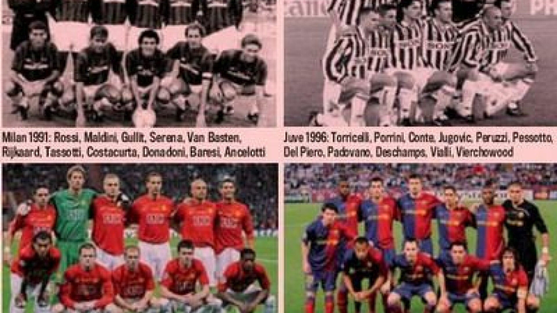 Milan, Juve, Real sau Barca? Cele mai BUNE echipe din istoria fotbalului