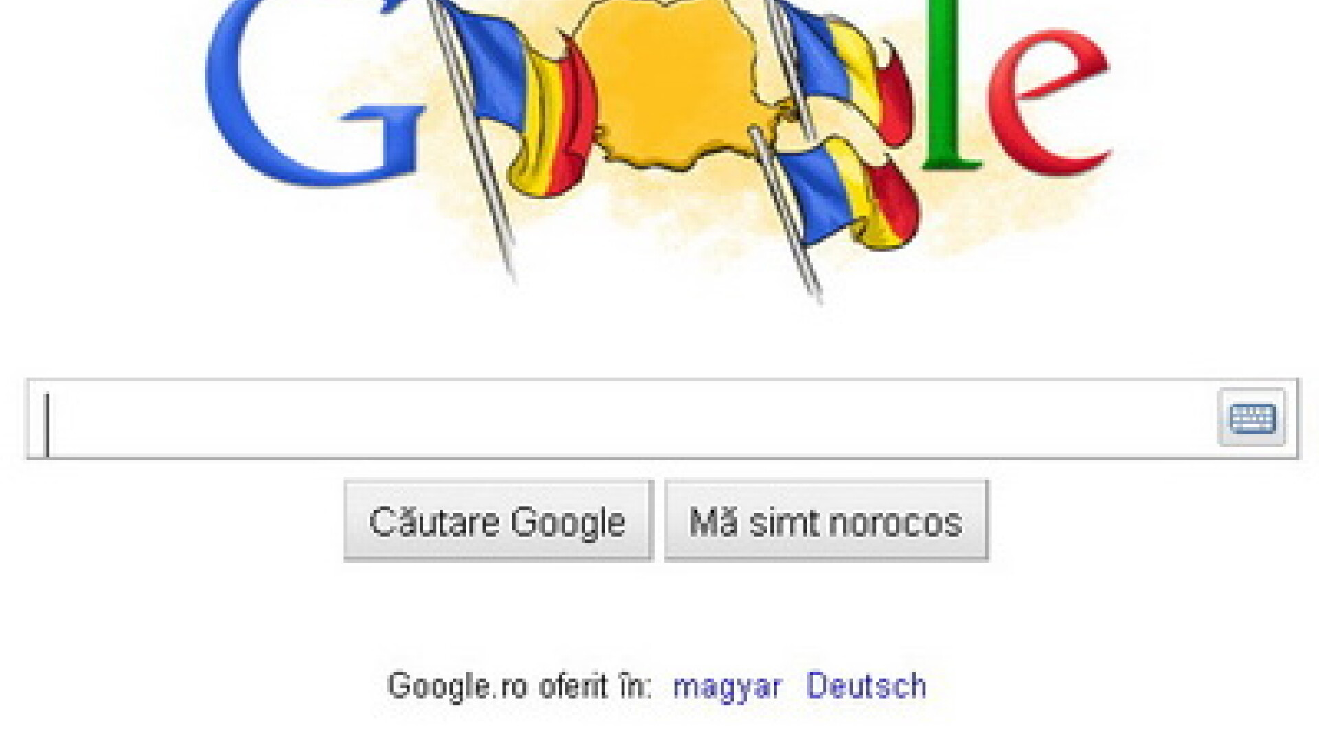 Google sarbatoreste Ziua Romaniei cu un logo tricolor. Cine l-a desenat?