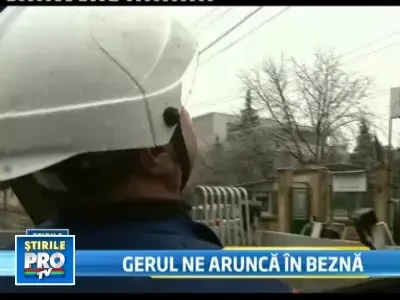 Gerul ne arunca in bezna: sute de localitati au ramas fara curent electric
