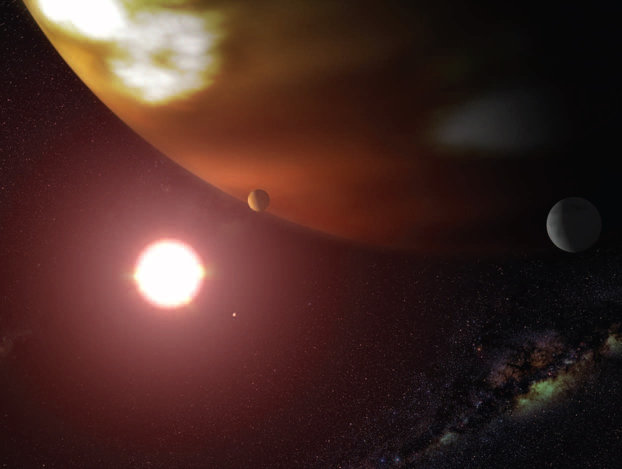 "Acasa" la extraterestri. Pomii sunt negri si exista doi sori