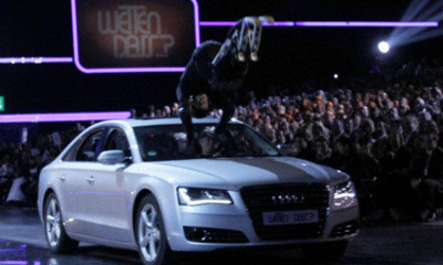 S-a nenorocit de bunavoie! A facut o cascadorie la TV si a ajuns la spital