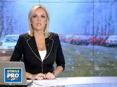 A nins cu probleme: trafic blocat si localitati in bezna