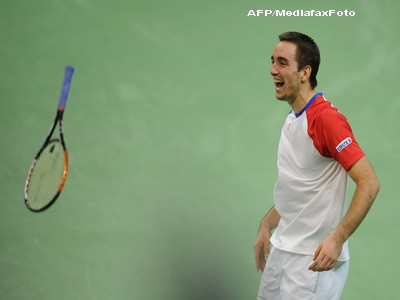 Victor Troicki i-a invatat tenis pe francezi! Serbia a castigat Cupa Davis