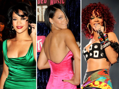 Rihanna de la fata cuminte la diva super sexy. Vezi o super GALERIE FOTO