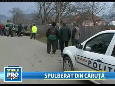 Tragedie in Gorj. Si-a spulberat cu masina varul, aflat intr-o caruta