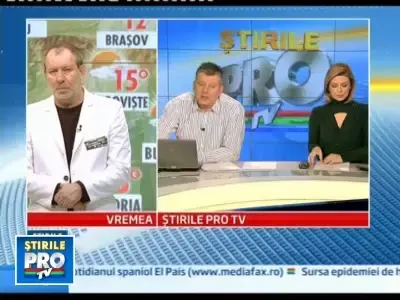 Prognoza meteo pe continent si in tara