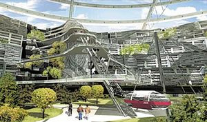 Imagini uimitoare! Un oras construit parca dupa modelele lui Jules Verne!