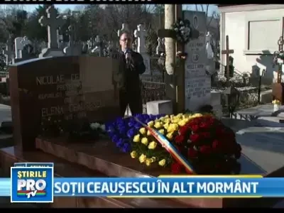 Sotii Ceausescu au fost reinhumati in secret in cimitirul Ghencea Civil