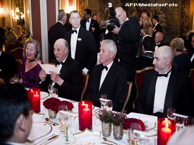 Banchet fastuos in Suedia: laureatii Nobel au fost oaspetii cuplului regal