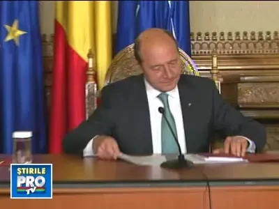 Conferinta de presa a presedintelui Basescu