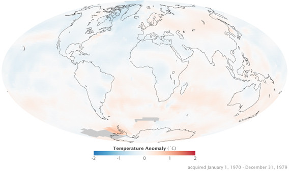 Harta incalzirii globale! Cum a evoluat clima din 1880 si pana acum. FOTO