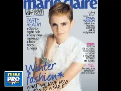 Vrajitorii Harry Potter! Emma Watson se misca in fotografia pentru iPad