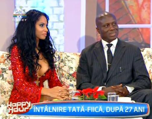 Laurette si-a vazut pentru prima oara tatal in 27 de ani, la Happy Hour