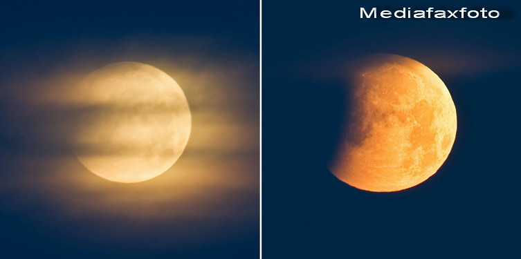 Imagini inedite!Vezi cum arata eclipsa de Luna in diferite colturi din lume
