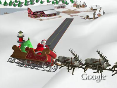 Esti curios prin ce tari a trecut Mos Craciun? Vezi traseul saniei lui!