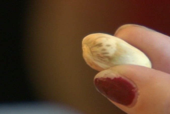 Chipul lui Iisus intr-o boaba de fistic?! O americanca sustine ca da