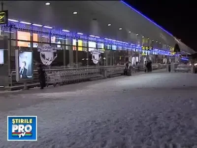 Craciun in aeroport! Trafic aerian dat pest cap in Belgia