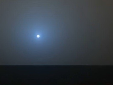 Apusul Soarelui pe Marte este ... albastru. Afla de ce! Video