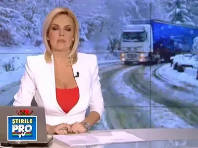 Trafic rutier de iarna in mai multe judete! Vezi drumurile cu probleme