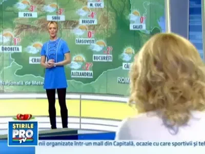 Temperaturi intre -8 si +2 grade astazi. Vezi cum va fi vremea de Revelion!