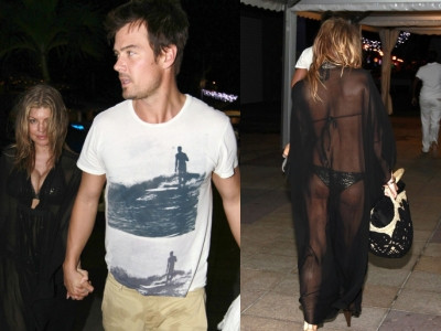 Fergie, cu posteriorul la vedere! GALERIE FOTO