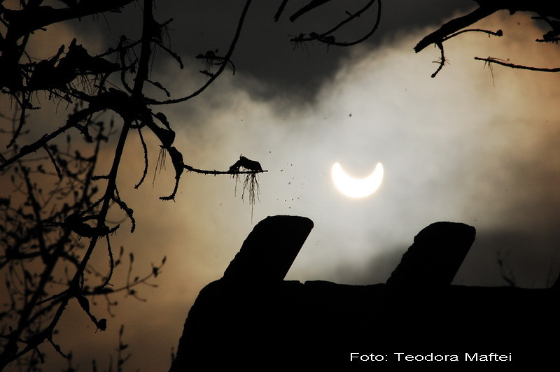 Eclipsa de Soare din Romania