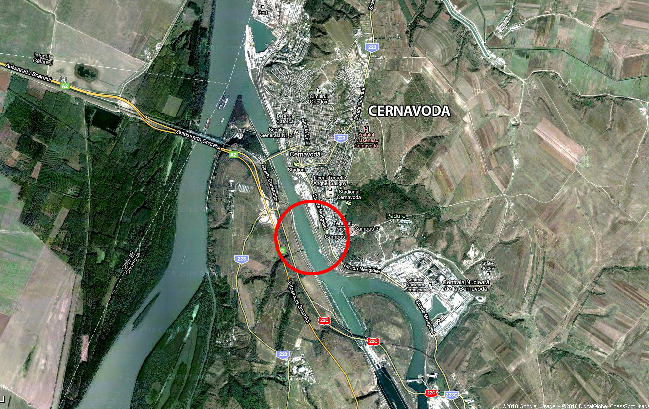 Locul in care a fost gasita inecata, Gabriela