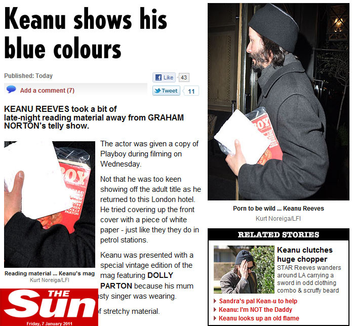 Cine il compatimea pe Keanu Reeves? N-are nevoie de femei, exista reviste