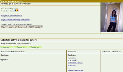 pagina Monica Gabor