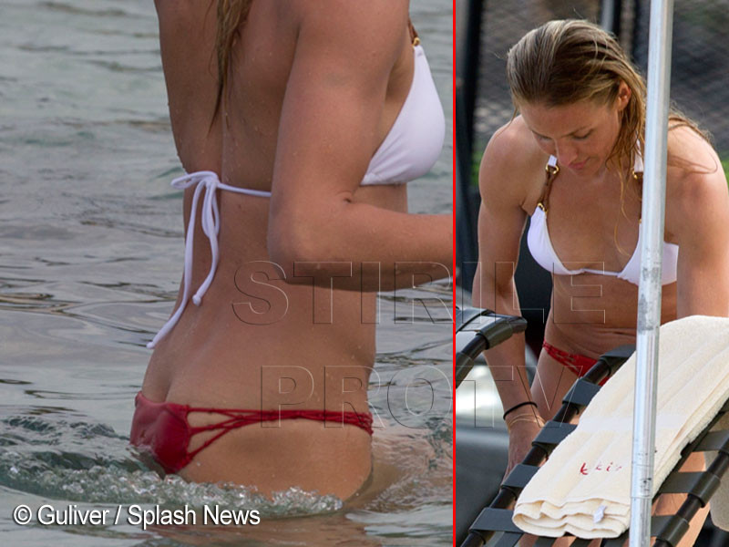 Cameron Diaz ne arata mai mult decat si-ar fi dorit! Bikinii sunt de vina