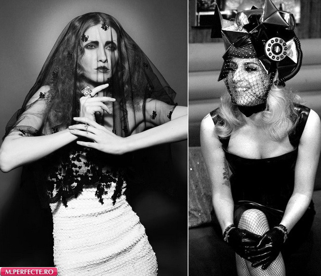 Iulia Albu, pe urmele lui Lady Gaga! Seamana?