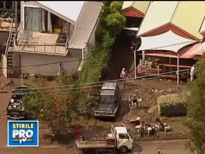 Viata dupa potop. Orasul australian Brisbane, in gunoi si namol.Video