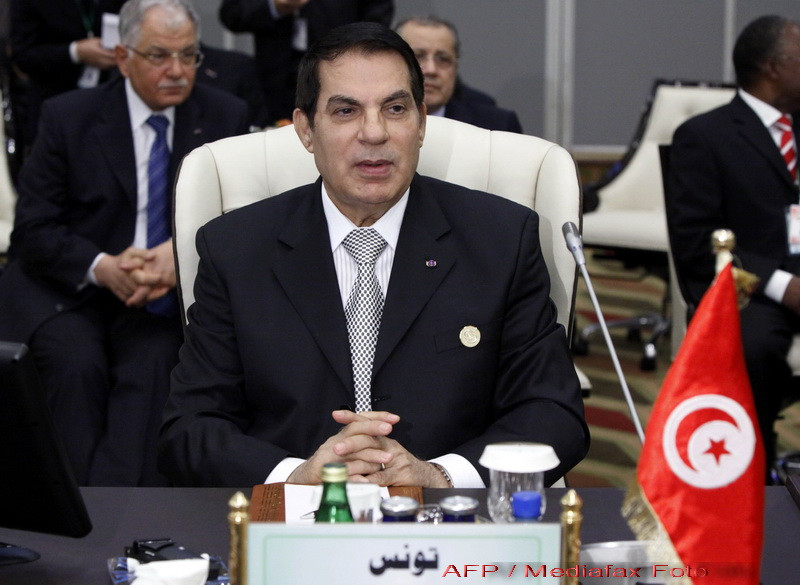 Fostul presedinte tunisian Ben Ali si sotia sa, condamnati la 35 de ani de inchisoare