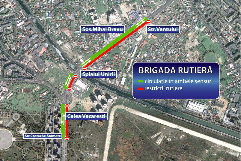 Incep lucrarile la pasajul Mihai Bravu - Splaiul Unirii. Vezi alternativele