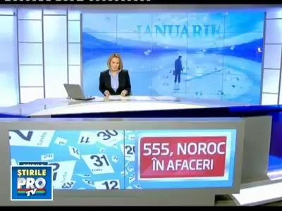 555: 5 sambete, 5 duminici, 5 zile de luni = prosperitate si noroc