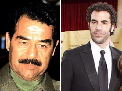 Sacha Baron Cohen il va juca pe Saddam Hussein