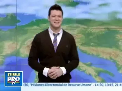 Maxima zilei: 10 grade Celsius, in sud-vest. Vezi cat se mai incalzeste.